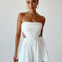 Jessia Romper White