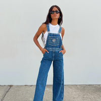 The Ragged Priest Dude Overalls Mid Blue