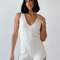 Serena Romper White