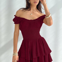 The Love Galore Romper Deep Cherry
