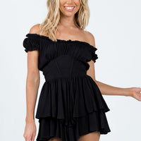 Tahiti Romper Black