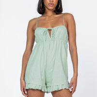 Peyton Romper Green