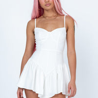 Floria Romper White