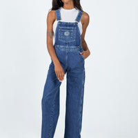 The Ragged Priest Dude Overalls Mid Blue