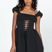 Shauna Romper Black