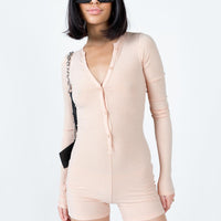Angel Romper Beige