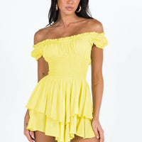 The Love Galore Romper Yellow