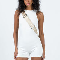 Nelda Romper White