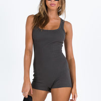 Camellia Romper Grey