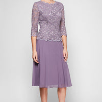 Petite Bella Sequin Lace Dress