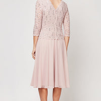 Petite Bella Sequin Lace Dress