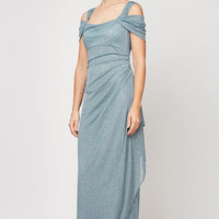 Hannah Glitter Mesh Gown