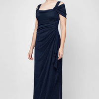 Hannah Glitter Mesh Gown