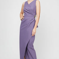 Petite Ava Sleeveless Contour Gown