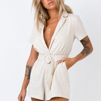 Turin Romper Beige