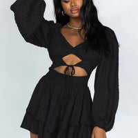 Needed Me Romper Black