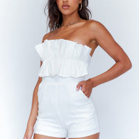 Hunter Mae Romper White