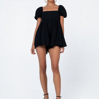 Lorna Romper Black