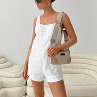 Nathalie Romper White