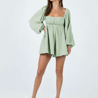 Beck Romper Sage