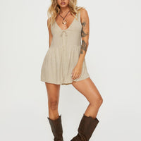 Mackellar Romper Beige