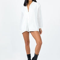 Dimitry Romper White