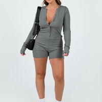 Angel Romper Dark Grey