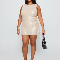 Yumiko Romper Champagne Sparkle Curve