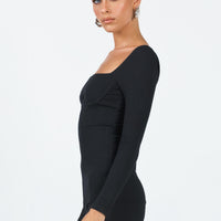 Jolie Romper Black