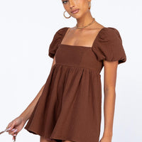 Lorna Romper Brown Petite