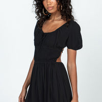 Elijah Romper Black