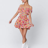 The Love Galore Romper Multi Floral