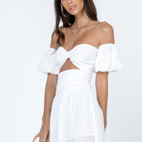 Karolina Romper White