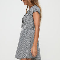Wescott Gingham Playsuit Black / White
