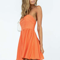 Kehlani Romper Orange