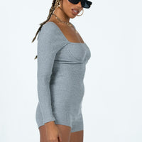 Jolie Romper Grey