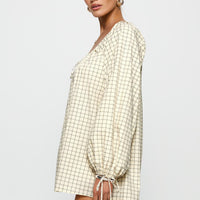 Preacher Playsuit White Check