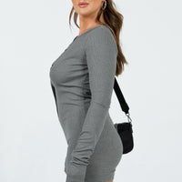 Angel Romper Dark Grey