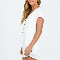 Adi Romper White