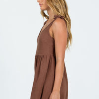Tessa Romper Brown
