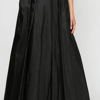 Long Full Taffeta Skirt