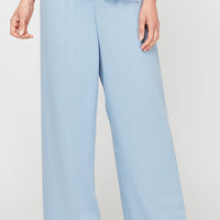 Petite Straight Leg Chiffon Pant