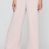 Petite Straight Leg Chiffon Pant