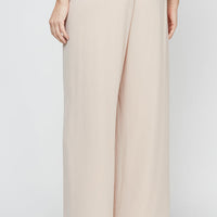 Petite Straight Leg Chiffon Pant