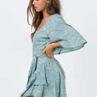 The Louie Romper Sage