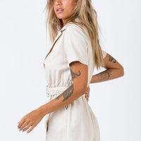Turin Romper Beige