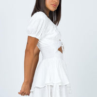 Perry Romper White