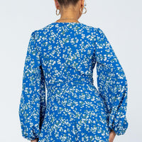 Atlas Romper Blue Floral
