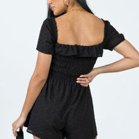 Leni Romper Black