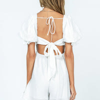 Gemi Romper White